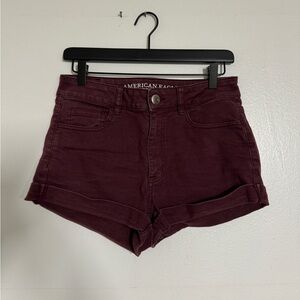 American Eagle Hi-Rise Shortie shorts